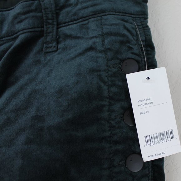 NWT J BRAND Mid Rise Velvet Skinny Jeans - Picture 4 of 9